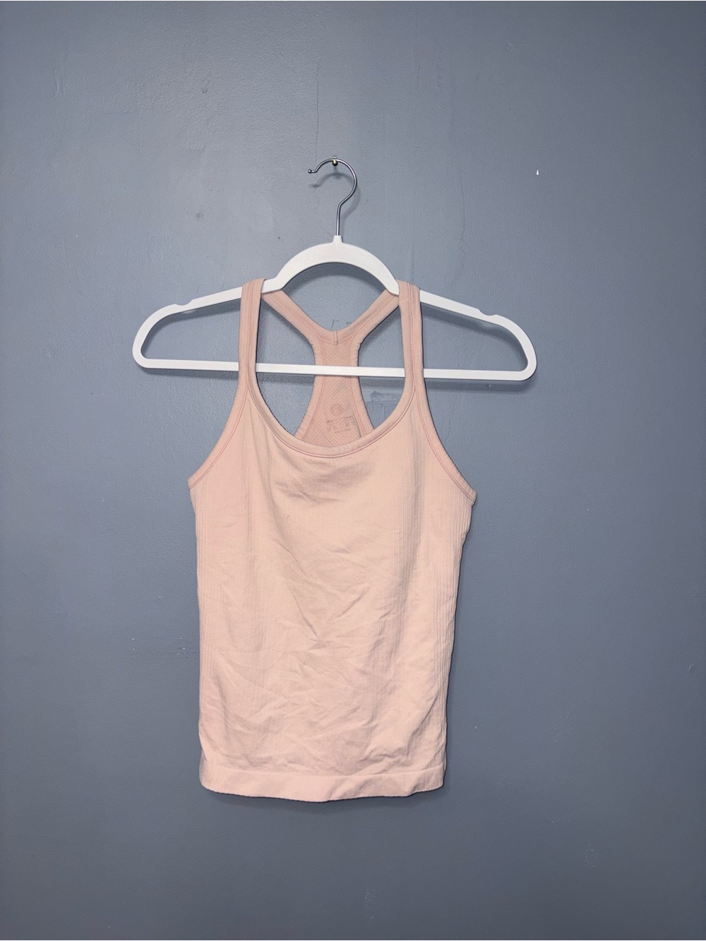 Pink Ribbed Tank | Size Medium